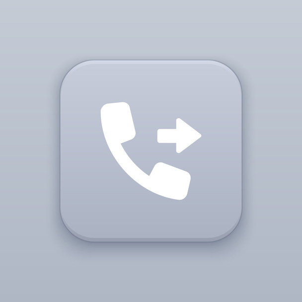 outgoing call icon - Vector, Image