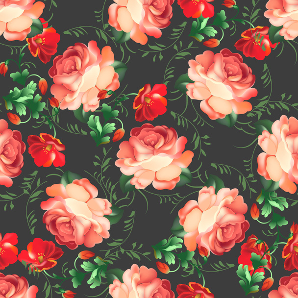 Seamless pattern in russian traditional style. - Вектор,изображение