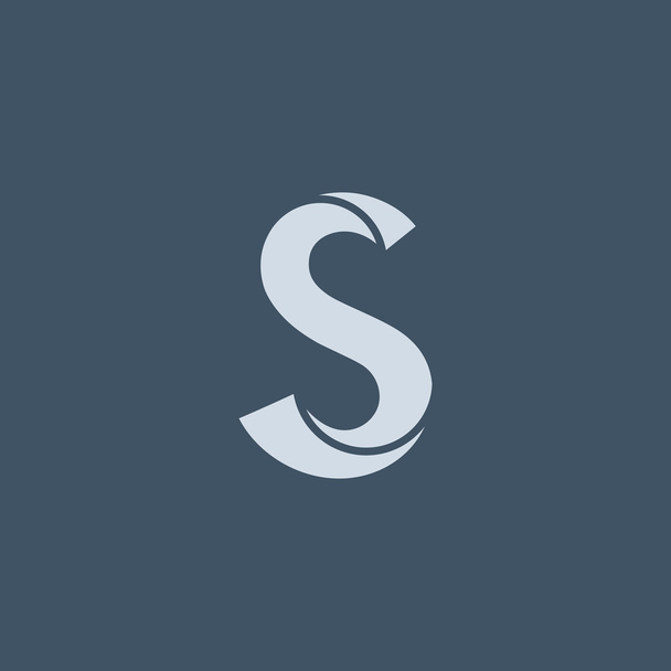 S 文字ロゴのアイコン - ベクター画像