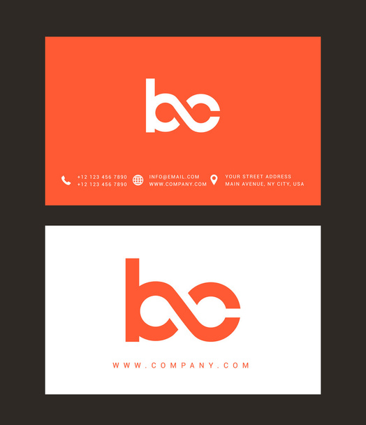 B a C dopisy Logo - Vektor, obrázek