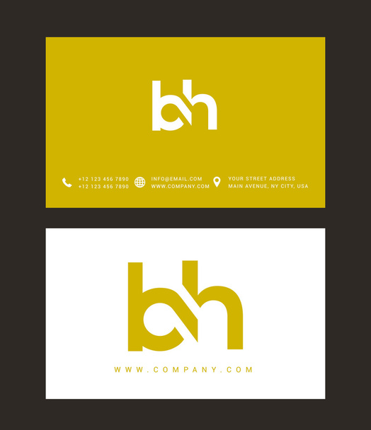Логотип літер B і H
 - Вектор, зображення