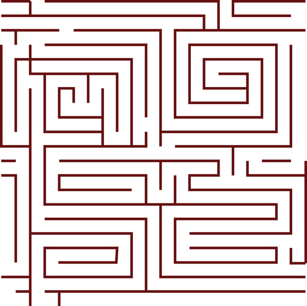 abstract labyrinth lijnen - Vector, afbeelding