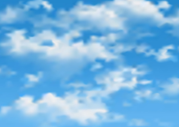 Vector cloudy sky - Vector, Image