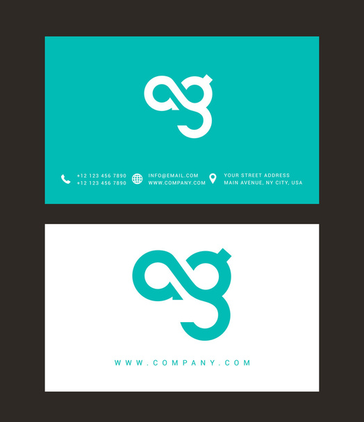Logo lettere A e G
 - Vettoriali, immagini