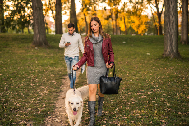 Walking the dog - Fotografie, Obrázek