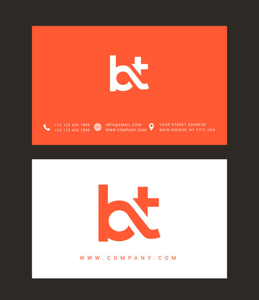 Логотип літер B і T
 - Вектор, зображення