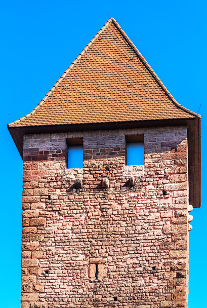 Středověká věž, součástí Nibelungenmuseum Worms, Německo - Fotografie, Obrázek