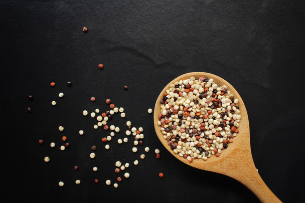 Close up of quinoa isolated - Foto, immagini