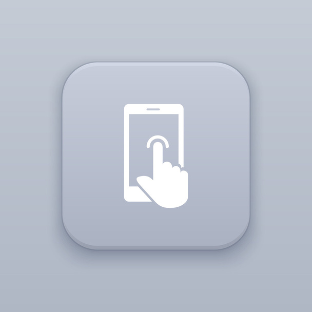 Touch screen icon  - Vector, Image