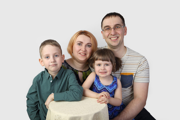 Vollständiges Familienportrait - Foto, Bild