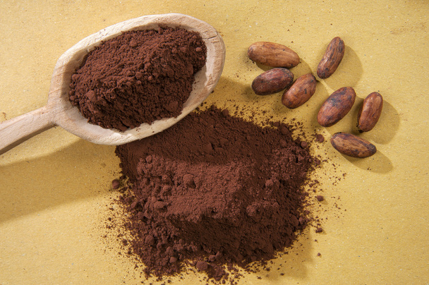Cacao con cucchiaio - Фото, зображення