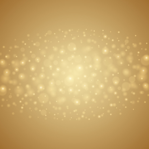 Absztrakt arany fény Bokeh háttér vektor illusztráció.  - Vektor, kép
