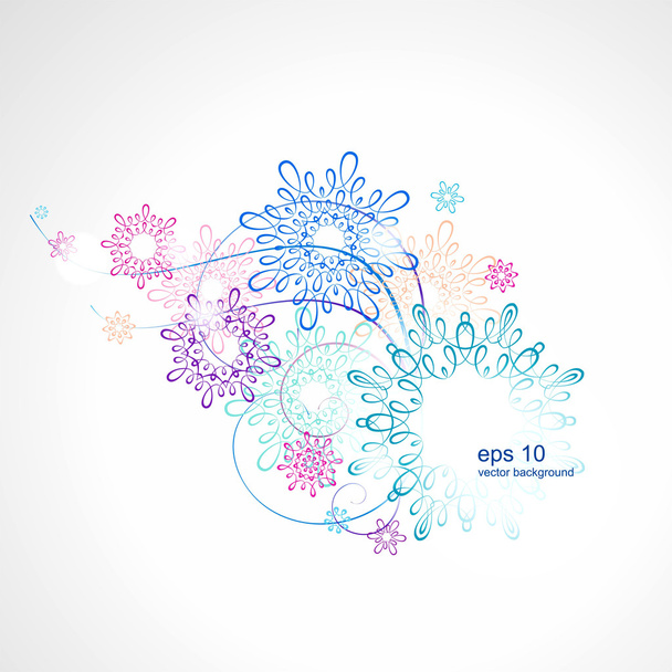 Light lacy background - Vector, afbeelding