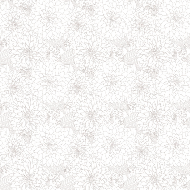 Легка безшовна текстура з квітами
 - Вектор, зображення