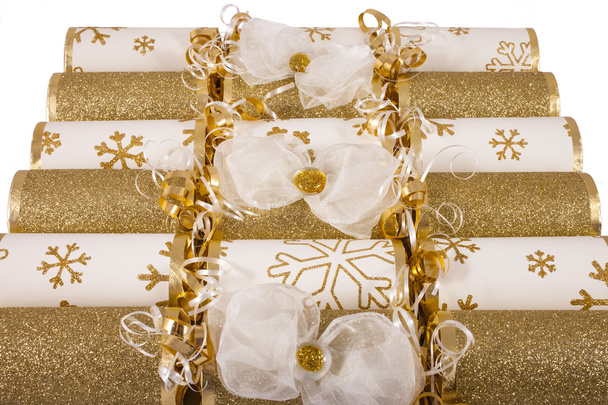 Cracker di Natale su uno sfondo bianco
 - Foto, immagini