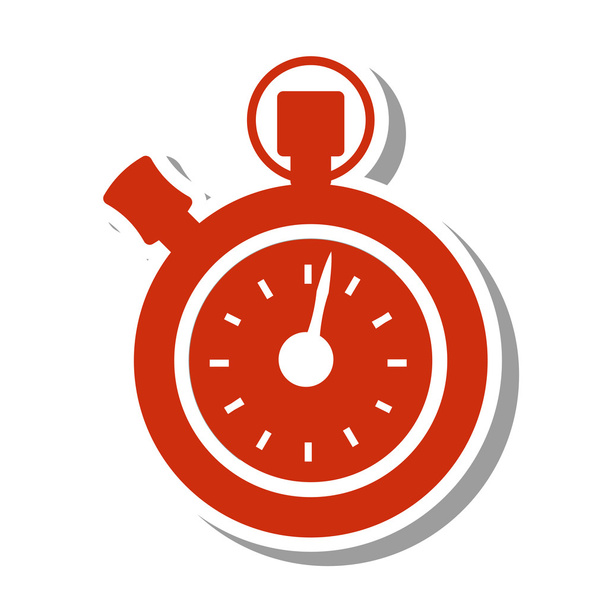 chronometer counter isolated icon - Διάνυσμα, εικόνα