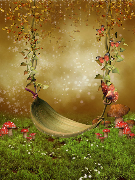 Фантазії листя гойдалки
 - Фото, зображення