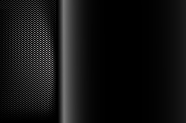 Abstraktní pozadí tmavé a černé uhlíkové vlákno vektorový illustrat - Vektor, obrázek