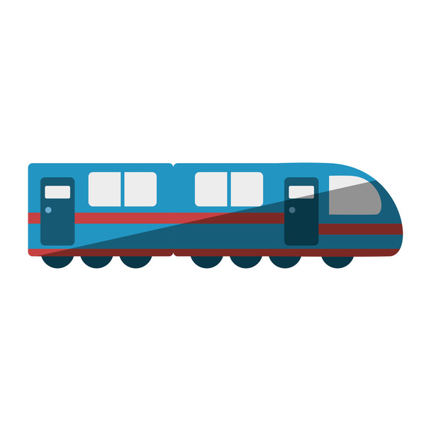 vehículo de transporte de tranvía icono aislado
 - Vector, imagen