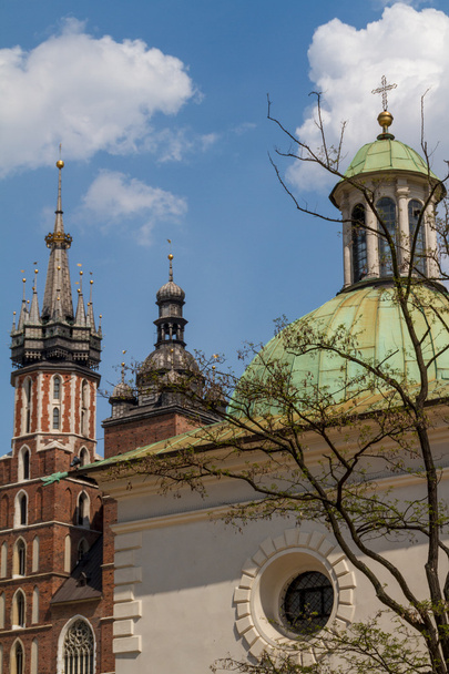 Kostel svatého Jakuba na hlavním náměstí v Krakově, Polsko - Fotografie, Obrázek