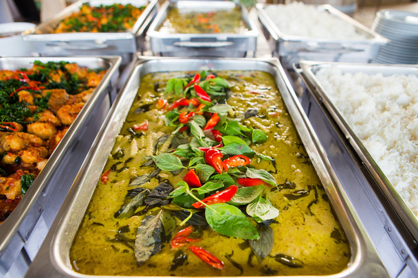 Boda buffet de comida en Tailandia
 - Foto, Imagen