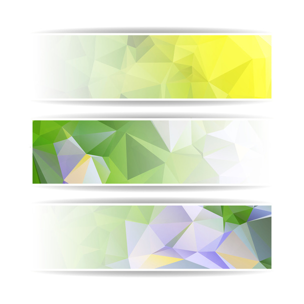 Colorful header set - Vetor, Imagem