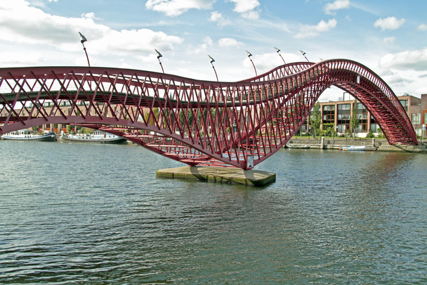 Питонский мост в Амстердаме
 - Фото, изображение