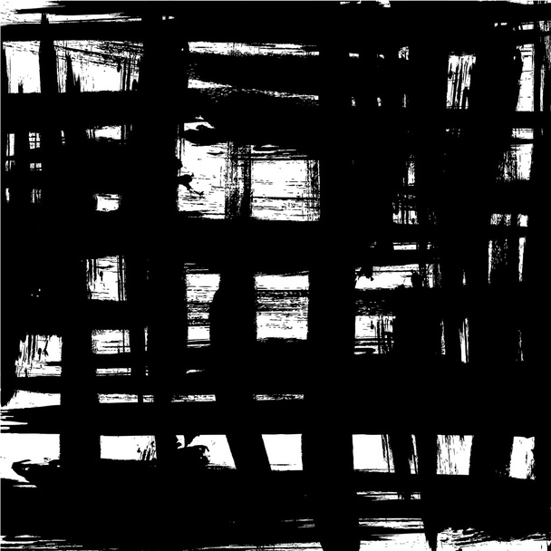 grungy black drawing - Vektor, obrázek