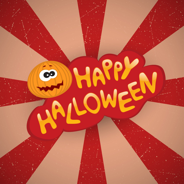 Halloween Card - Vector, imagen