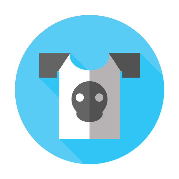 shirt colorful flat icon - Vector, Image
