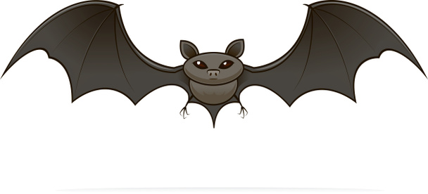 εικονογραφημένο εικόνα μιας νυχτερίδας - Φωτογραφία, εικόνα