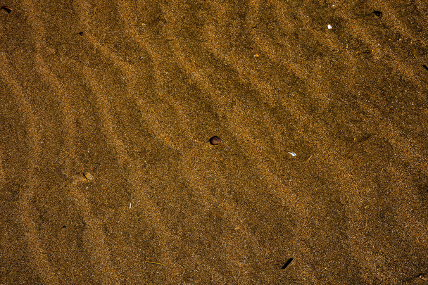 Photo en gros plan motif de texture de sable d'une plage en été - Photo, image