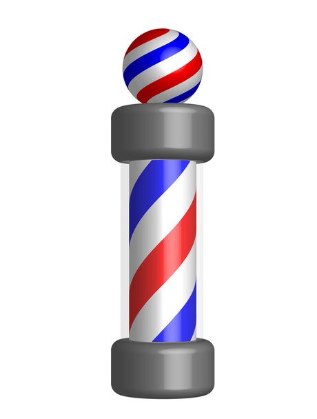 Barber pole - Vector, Image