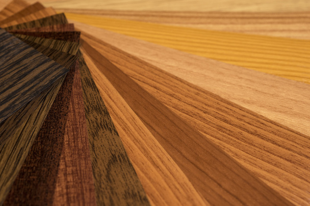 Paleta barev a dřevěných Texture vzorky Průvodce - Fotografie, Obrázek