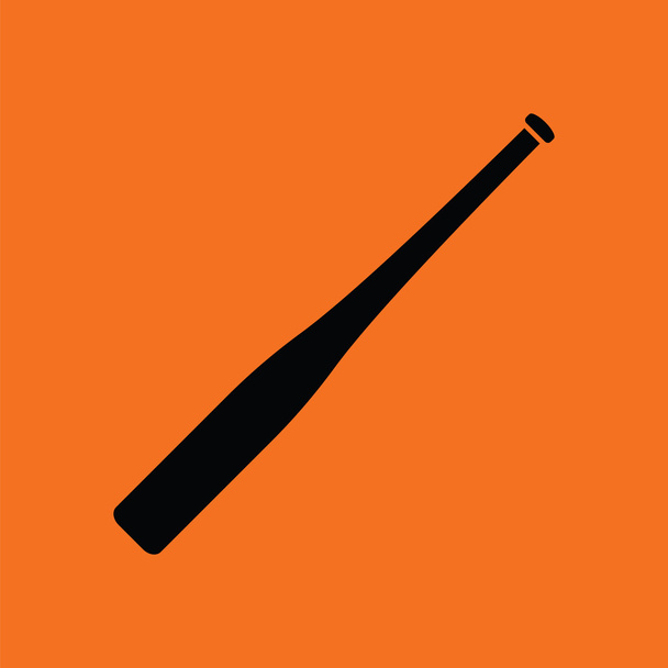 Honkbal knuppel pictogram - Vector, afbeelding
