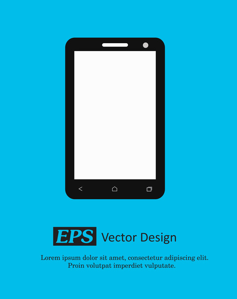 Üzleti Smartphone vektor sablon - Vektor, kép