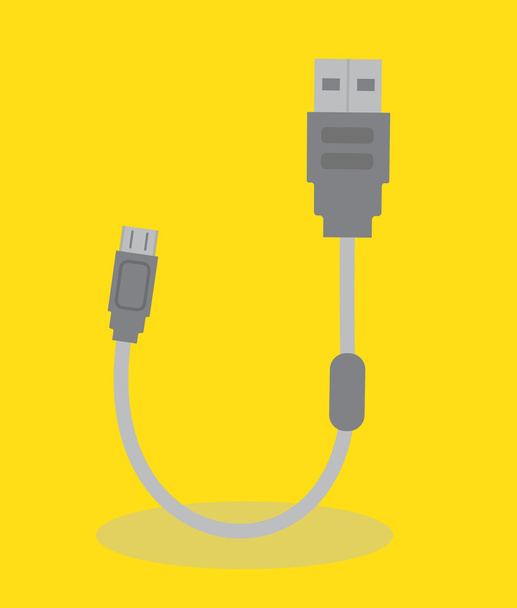 USB to OTG Connector - Vector, Image