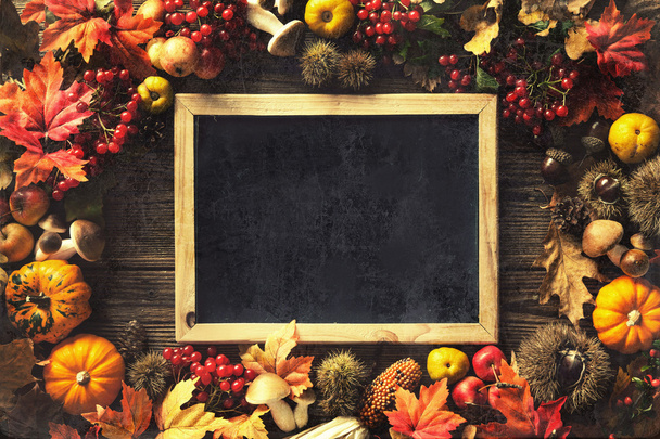 Thanksgiving autumn background - Foto, imagen