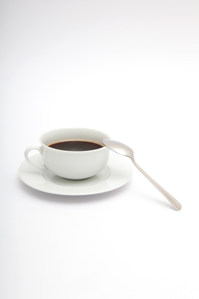 Kahvikuppi valkoisella pohjalla - Valokuva, kuva