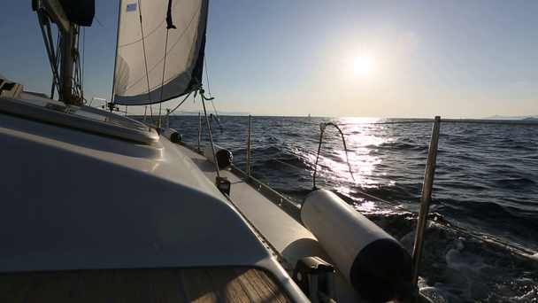 jacht-Égei-tenger - Felvétel, videó