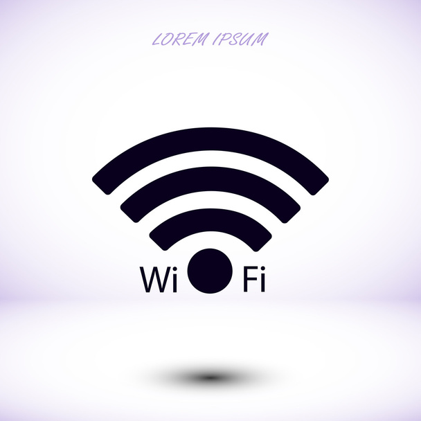 icono de Wi-Fi simple
 - Vector, Imagen