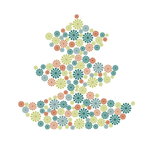 Illustration vectorielle Arbre de Noël
 - Vecteur, image