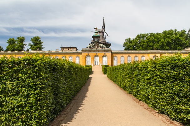 South facade of Sanssouci Picture Gallery in Potsdam, Germany - Photo, Image