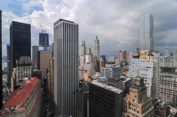 Aerial View of Downtown Manhattan - Foto, Bild
