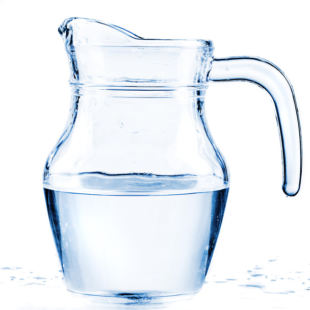 Fresh water in a glass pitcher - Foto, afbeelding