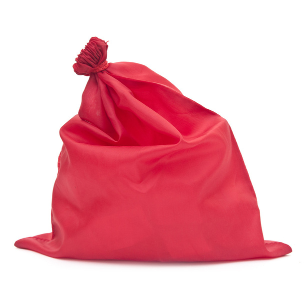 red bag on white background - Photo, Image