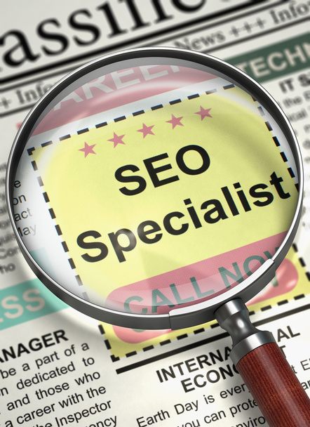 Were Hiring SEO Specialist. 3D. - Photo, Image