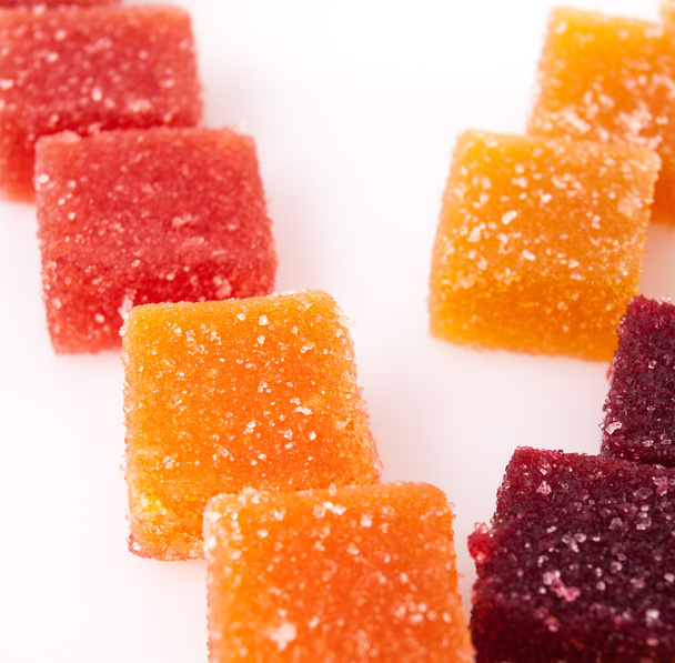 Various flavors of jelly candies. - Zdjęcie, obraz