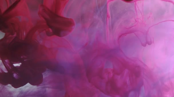 Beautiful abstract background of colored ink in water. - Πλάνα, βίντεο