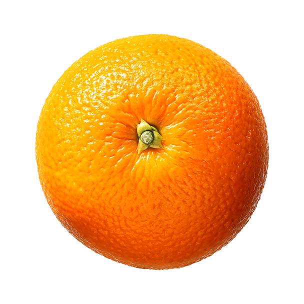 Fresh orange fruit isolated on white background. With clipping path - Foto, Imagen